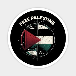 Free Palestine // Retro Palestine flag Magnet